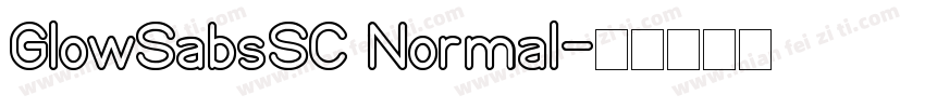 GlowSabsSC Normal字体转换
